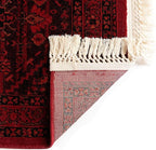 Unique Loom Tekke Collection Area Rug - Sheibani (7' 10" Square, Red/ Black)