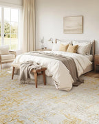 ILANGO Area Rug 8x10 ft for Living Room Bedroom Machine Washable Rugs with Non Slip Backing High Traffic Indoor Carpet for Dining Room Dorm Non-Shedding & Fade Resistant Modern Rugs