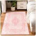 Istana 3x5 Area Rug - Pink Modern Rugs for Living Room 3x5 - Foldable Rugs for Bedroom/Living Room Rug - Stain Resistant Washable Rug - Eco-Friendly Small Area Rugs