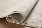 Loloi Darby Collection DAR-03 Sand/Charcoal 4'-0" x 6'-0" Accent Rug