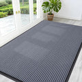 OLANLY Front Door Mat Indoor Outdoor Entrance, Waterproof Heavy Duty Doormat, Fade Resistant, Low Profile, Easy Clean Patio Porch Welcome Floor Mats for Entry, 59x30, Ash Grey