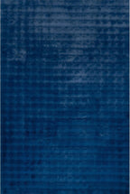 nuLOOM Jeni Navy, 3'9" x 6', Solid Faux Rabbit, Fluffy and Cozy, High Traffic, Stain Resistant, Easy Clean, Durable Washable Area Rug for Bedroom, Living Room, Dining, Den, Foyer, Entryway