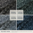 Lahome Washable 9x12 Area Rugs for Living Room,Black Boho Rugs for Bedroom,Dark Lurxry Non Shedding Carpet for Dining Room Apartment Dorm Office Aesthetic Decor