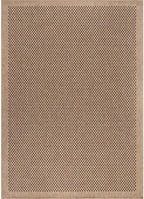 CAMILSON Easy Jute Rug 10x14, Indoor Outdoor Natural Color Fiber Area Rugs for Living Room Patio and Kitchen Rug, Sisal Boho Woven Design, Easy-Cleaning, Washable Outside Carpet Alfombras (10 x 14)