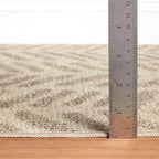 Dash & Albert Rowley Grey Machine Washable Rug, 3 X 5 Feet, Grey Graphic Pattern