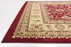 Unique Loom Voyage Collection Traditional Oriental Classic Intricate Design Area Rug (6' 0 x 6' 0 Square, Terracotta/Ivory)
