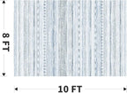 8x10 Area Rugs for Living Room Machine Washable Rug Distressed Indoor Carpet Neutral Moroccan Boho Rug Ultra Soft Area Rug for Bedroom Dining Room Playroom Office, Blue