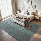 HQAYW 4x6 Area Rugs for Living Room Bedroom, Modern Thickened Memory Foam Soft Rug, Indoor Low Pile Minimalist Washable Non Slip Carpets for Kids Girls Boys Nursery Dorm Home Decor, Grey Green