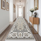 Hallway Runner Rug 2x8ft Kitchen Runner Rug Non Slip Washable Runner Rugs, Thick Faux Wool Carpet Runner Rugs with Rubber Backing for Hallway, Kitchen, Entryway, Living Room, Bedroom, Laundry