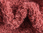 Unique Loom Davos Shag Collection Area Rug - Solid (2' 7" x 20' Runner, Poppy)