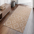 Hallway Runner Rug 2x5, Washable Kitchen Runners Non Slip, Ultra Thin Entryway Floor Mat Fit Under Door, Soft Low Pile Cotton Boho Carpet for Laundry Outdoor Bedroom