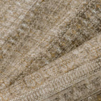 Brown 8x10 Area Rug for Living Room Washable Vintage Distressed Large Carpet Bedroom Low Pile Non Slip Indoor Soft Retro Throw Accent Rug Office Kitchen Bathroom Dining Room
