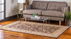 Unique Loom Voyage Collection Traditional Oriental Classic Intricate Design Area Rug (3' 3 x 5' 3 Rectangular, Brown/Ivory)