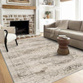 Washable Area Rugs for Living Room 5’x7’ Non Slip Low Pile Area Rugs for Bedroom Dining Foldable Vintage Carpets