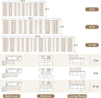 BESTSWEETIE 2x6 Area Rugs for Living Room Washable Moroccan Farmhouse Neutral Geometric Low Pile Non-Slip Soft Print Pattern Rug for Bedroom Kitchen Dining Room Entryway Cream/Brown/Pink