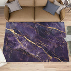 5x7 Abstract Marble Rugs for Bedroom - Purple-Marble Print Rug, Luxury Stone Pattern Rug Non Slip Soft Rugs for Living Room Hardwood Floors Teen Room