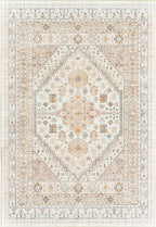 zesthome 8x10 Area Rugs for Living Room,Non-Slip Backing Washable Rugs,Vintage Large Area Rug，Stain Resistant Home Decor Rug