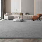Large Modern Area Rugs for Living Room Bedroom, 7x10 Feet Grey Ultra Soft Solid Thickened Memory Foam Indoor Minimalist Carpets, Non-Slip Comfy Rugs for Boys Girls Nursery Kids Room Home Décor