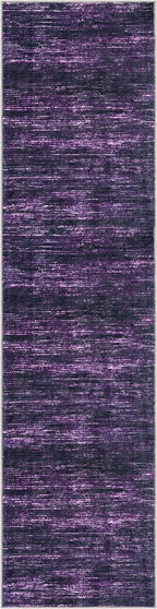 2x8 Modern Abstract Runner Rug for Hallways, Purple White Super Soft Hallway Decor Kitchen Rugs with Non-Slip, Non-Shedding Washable Rug for Entryway Bedroom Indoor