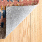 Dash and Albert Paint Chip Wool Area Rug - 3' x 5' Coral Graphic Hand Micro Hooked Accent Rug - Durable, High Traffic Areas Hallway, Living Room, Stairs