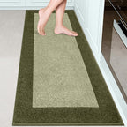 Machine Washable Runner Rug 24" x 70", Non Slip Kitchen Mat for Floor, Absorbent Entryway Rug for Kitchen, Bedroom, Hallway, Bathroom, Door (Roll Packing)