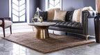 Unique Loom Solo Collection Area Rug - Calabasas (5' 3" x 7' 7" Rectangle, Light Brown)