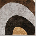 Home Dynamix Tribeca Slade Modern Area Rug, Abstract Brown/Gray 39"x55"
