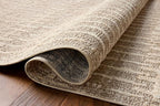 Loloi Amber Lewis Bexley Collection BEX-02 Taupe/Natural 9' x 13' Area Rug Neutral, Textured, Living, Bedroom, Dining, Carpet