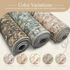 6x9 Washable Rug Vintage Fade Resistant Boho Distressed Non-Slip Indoor Large Carpet Low Pile Lightweight & High-Traffic Safe for Bedroom, Dorm, Playroom - Farmhouse Decor