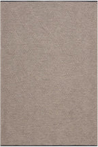 LUXE WEAVERS Modern Farmhouse Brown 6x9 Washable Area Rug, Anti-Slip Diamond Pattern Carpet