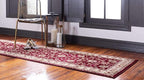 Unique Loom Voyage Collection Traditional Oriental Classic Intricate Design Area Rug (2' 0 x 8' 0 Runner, Red/Gold)