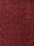 Hand Knotted Loom Wool ECO-Friendly Area Rugs - 8'x8', Square, Dark Red Color, Solid Plain Design, High Pile Handmade Anti Skid Area Rugs for Living Room, Bed Room (L00111)