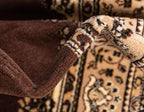 Unique Loom Reza Collection Traditional Persian Style Area Rug, 8 x 10 ft, Brown/Ivory