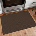 Small Braided Rugs 2x3 Ft Area Rugs for Entryway Boho Washable Rug Non Slip Rubber Backed Throw Rugs Cotton Woven Door Mat Indoor Entrance Front Door Rugs for Foyer Kitchen, Brown