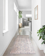 Loloi II Skye Collection SKY-01 Grey/Apricot 3'-6" x 5'-6" Accent Rug