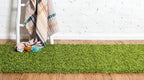 Unique Loom Solid Shag Collection Area Rug (2' 6" x 13' 1" Runner, Grass Green)