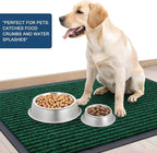 OLANLY Front Door Mat Indoor Outdoor Entrance, Waterproof Heavy Duty Doormat, Fade Resistant, Low Profile, Easy Clean Patio Porch Welcome Floor Mats for Entry, 59x35, Green