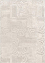 Pauwer 5x7 Washable Area Rugs for Living Room Modern Beige Solid Color Soft Fluffy Rugs for Bedroom Non Slip Boho Accent Indoor Mat Floor Carpet Cover for Kids Room Dining Room Kitchen Office