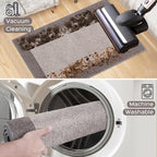 Machine Washable (24" x 36"+ 24" x 60"') Kitchen Rugs Set of 2, Non Slip Kitchen Mats for Floor, Absorbent Entrance Runner Rugs for Bedroom, Hallway, Bathroom, Door (Roll Packing)