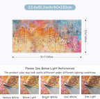 Lahome Modern Abstract Runner Rug - 2x4.3 Colorful Kitchen Long Bathroom Rugs Non Skid Laundry Room Mat, Rainbow Slip Machine Washable Carpet for Bedroom Entryway Doorway 2' x 4.3'