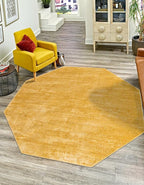 Unique Loom Finsbury Collection Area Rug - Kate (7' 10" Octagon, Yellow)