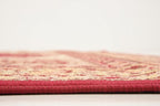 Unique Loom Reza Collection Traditional Persian Style Area Rug, 6 x 9 ft, Burgundy/Ivory