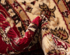 Unique Loom Sialk Hill Collection Area Rug - Washington (5' x 8' Oval Burgundy/Cream)