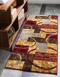 Unique Loom Barista Collection Area Rug - Kouillou (2' 2" x 10' Runner, Multi/Brown)