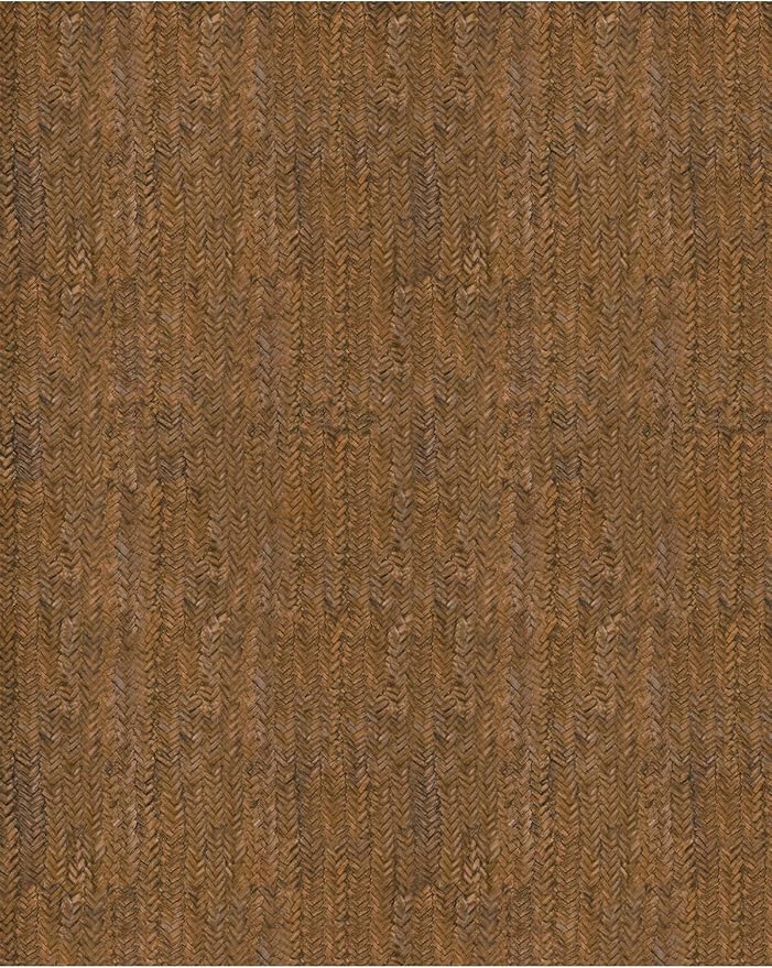 Eleisa Modern Vintage 9x12 Herringbone Chevron Area Rug, Non-Slip Stain Resistant Washable Rug, Brown Large Rug for Living Room, Farmhouse Carpet for Bedroom, Kitchen, Dining Room, Home Office