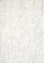 Abani Nomad Cream Area Rug 2' 6'' x 8' for Living Room, Bedroom - Abstract Pattern - Durable & Easy to Clean