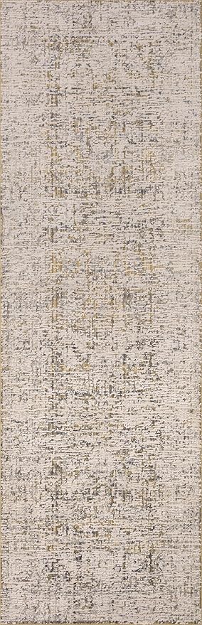 Loloi Amber Lewis Alie Collection ALE-05 Gold/Beige 7'-10'' x 7'-10'', .13'' Pile Height, Round Area Rug