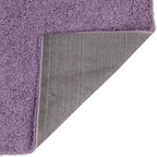 Unique Loom Solid Shag Collection Area Rug (4' 1" x 6' 1" Rectangle, Lilac)