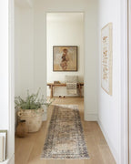 Loloi Amber Lewis Morgan Collection MOG-01 Sunset/Ink 2'-3" x 9'-6" 38" Thick Runner Rug feat. CloudPile, Neutral, Room Décor, Vintage Inspired, Livingroom, Bedroom, Dining Area