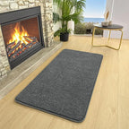 AROGAN Washable 2x4 Runner Rug for Hallway, Long Runner Rugs wtih Soft Memory Foam for Bedroom, Non Slip Backing Carpet Runners for Hallways, Kitchen, Bathroom, Entryway Home Decor, Black and White
